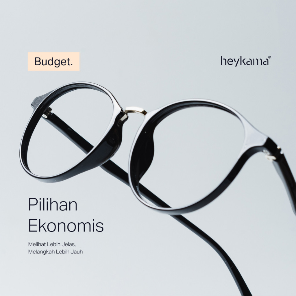 heykama - Frame Kacamata Chita ( Lentur oval )