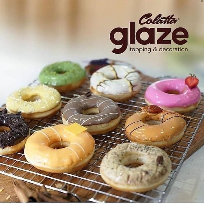 

JTTOP" COLATTA GLAZE DONAT 250GR - DONUT TOPPING (REPACK)