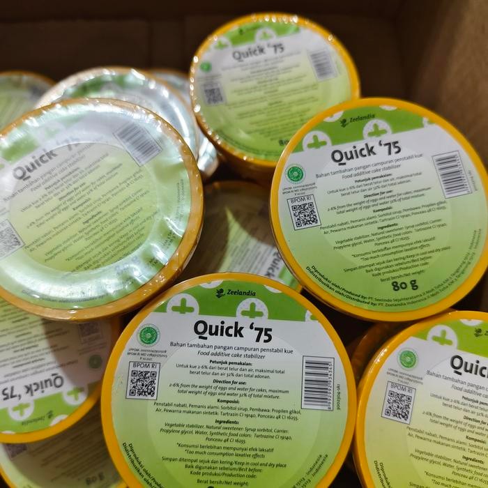 

JTTOP" ZEELANDIA SP QUICK 75 CAKE EMULSIFIER 80GR PELEMBUT PENSTABIL KUE