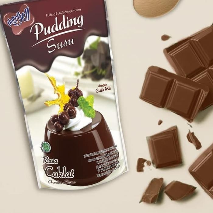 

JTTOP" PUDING SUSU NUTRIJELL RASA COKLAT 145GR. PUDDING SUSU