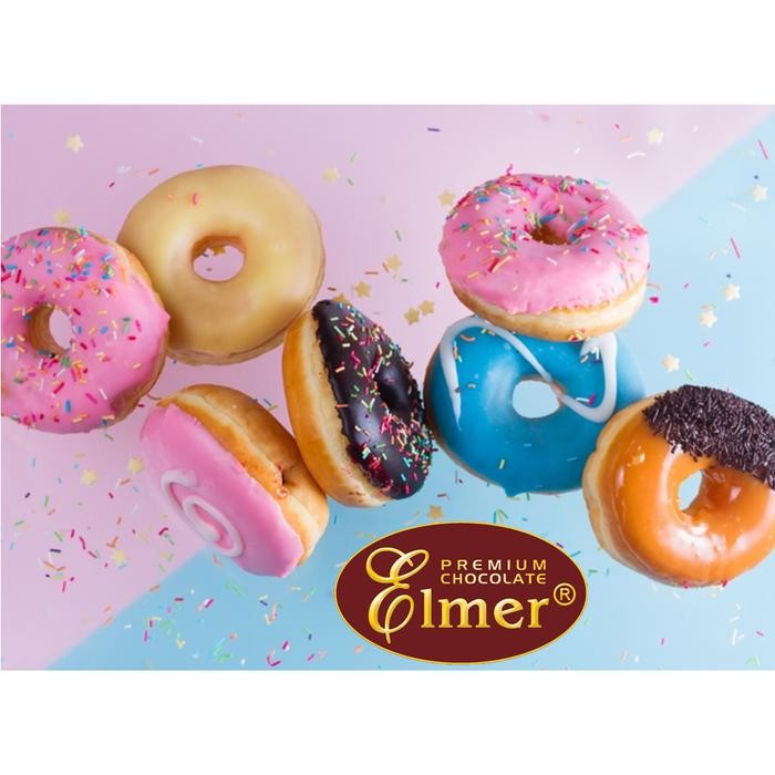

JTTOP" ELMER DIP GLAZE DONAT 200GR - DONUT TOPPING 200 GR