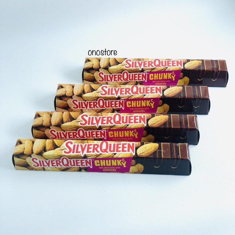 

Mamam_Asoy Silverqueen Chunky Bar Almond 85 Gram/85 Gr/85