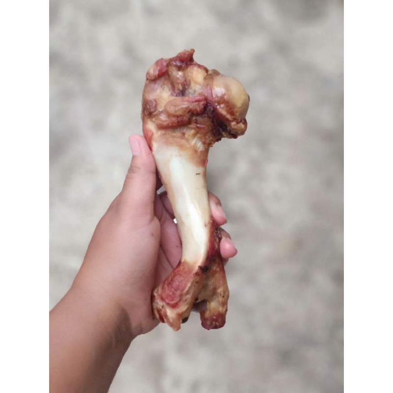 

Mamam_Asoy Tulang Babi Pork Knee Cemilan Anjing Dog Snack Dog Treats Roasted Pork Bone