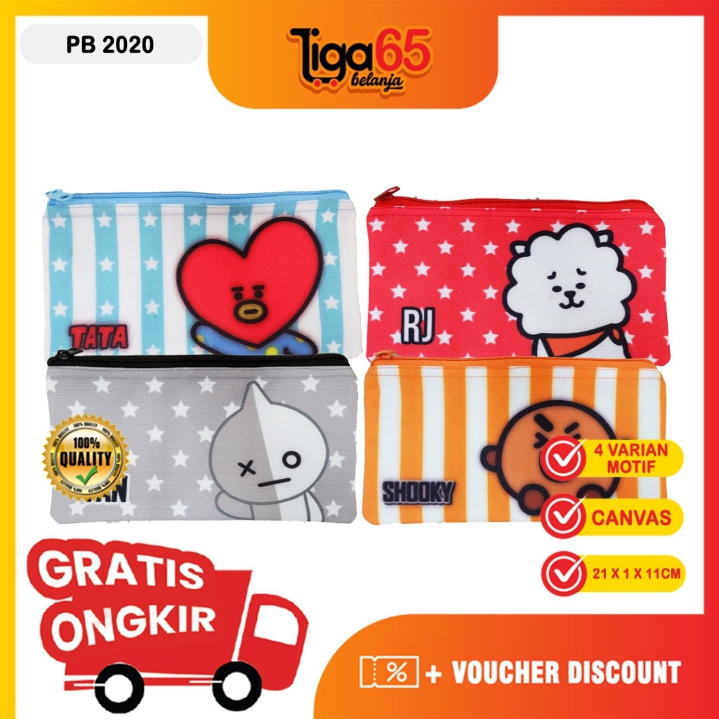 

Pencil Bag / Tempat Pencil Bt21 / Pencil Bag 2020 Dsn / Tas n Tulis