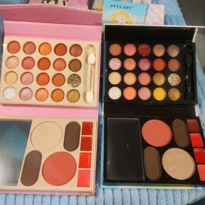 eyeshadow Blusher highlighter eyebrow powder lipstick ANYLADY Wajah