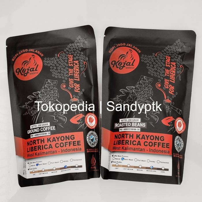 

Kopi Bubuk Biji Liberika Ground Coffee Beans Liberica KOJAL Kopi Jago Jalanan Kayong Utara Seponti