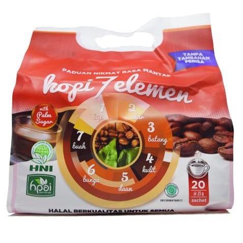 

Kopi 7 Elemen HPAI Isi 20 sachet Minuman sehat yg menyerupai kopi tanpa zat perasa
