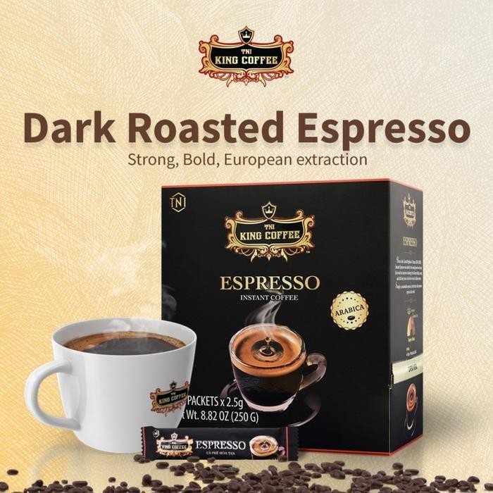 

Kopi Vietnam King Coffee Espresso Instant isi 15 sachet - Trung Nguyen