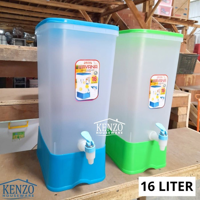Tempat Es + Keran 16 Liter Water Dispenser Minuman Es Teh Sirup MURAH