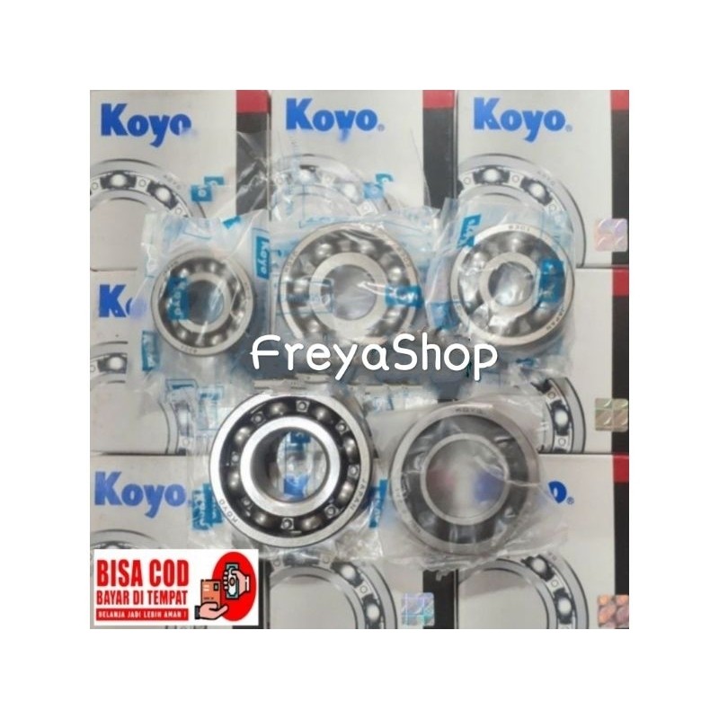 Laher Bearing Gearbox Rasio Set Merk KOYO Ori Beat Fi Beat Pop Beat Street Spacy Vario Scoopy