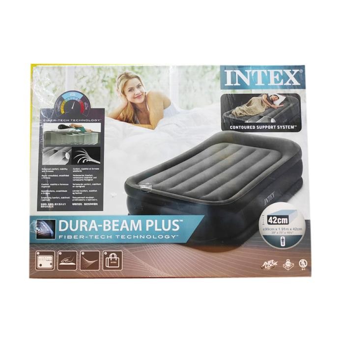 Kasur Angin Intex DuraBeam Plus AB Air Mattress Fiber Tech Portable