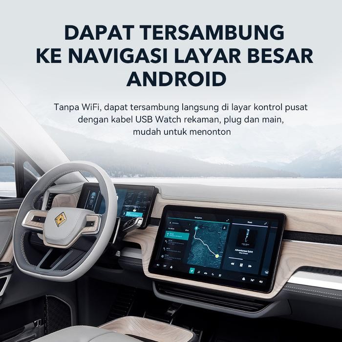 K8-U Wifi HD 1080P Dash Cam mobil dengan tampilan layar Dashcam Mobil ADAS WiFi CCTV Mobil Dashcam