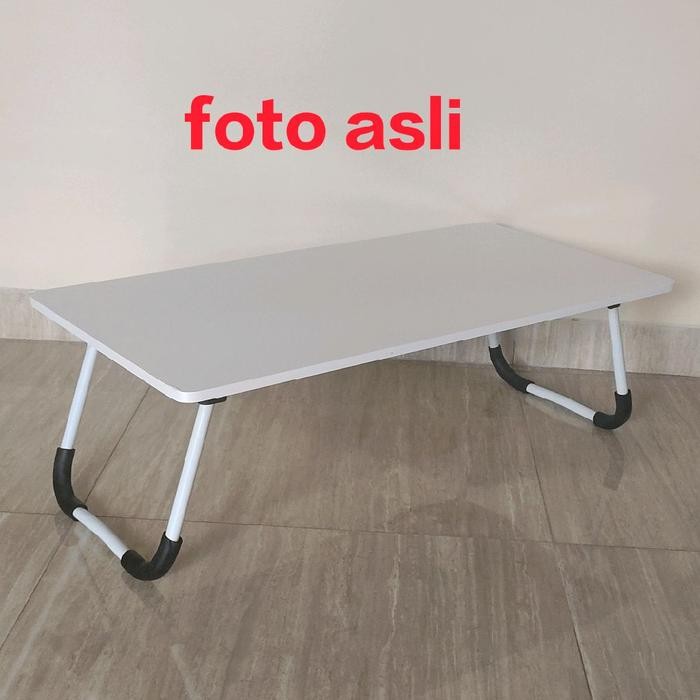 meja laptop lipat / meja belajar ukuran jumbo 80*40
