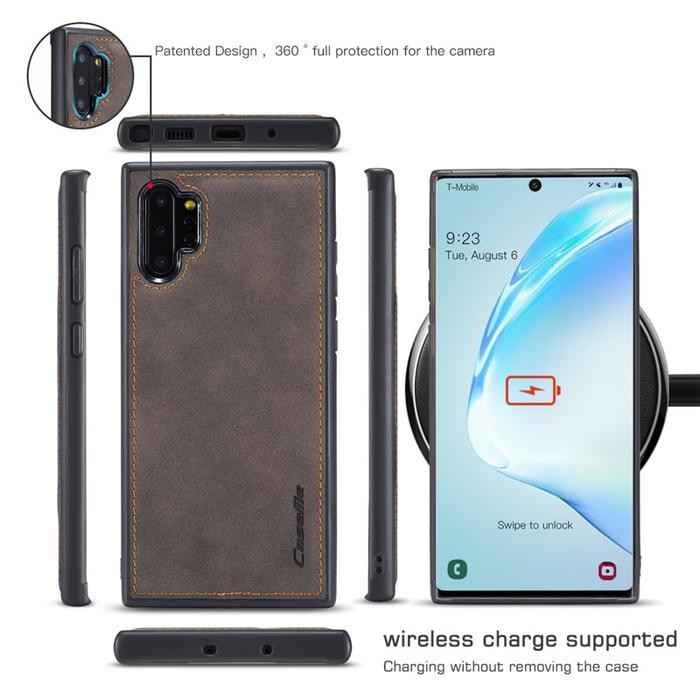 Casing CaseMe 015 For Samsung Note 10 Plus - Note 10+ Leather back cover case belakang model kulit