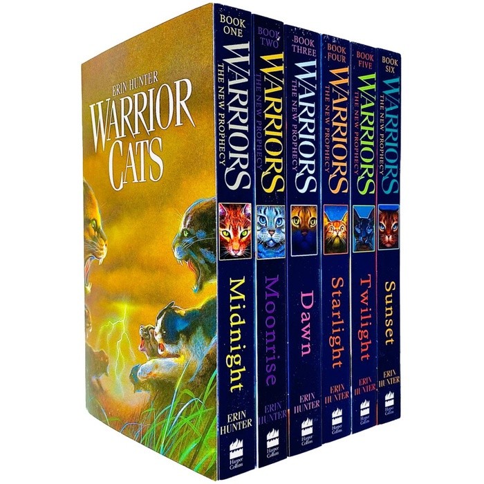 

Readers Collection-Pl_Warrior Cats Series 2: The New Prophecy I Erin Hunter 6 Books(En/In version)