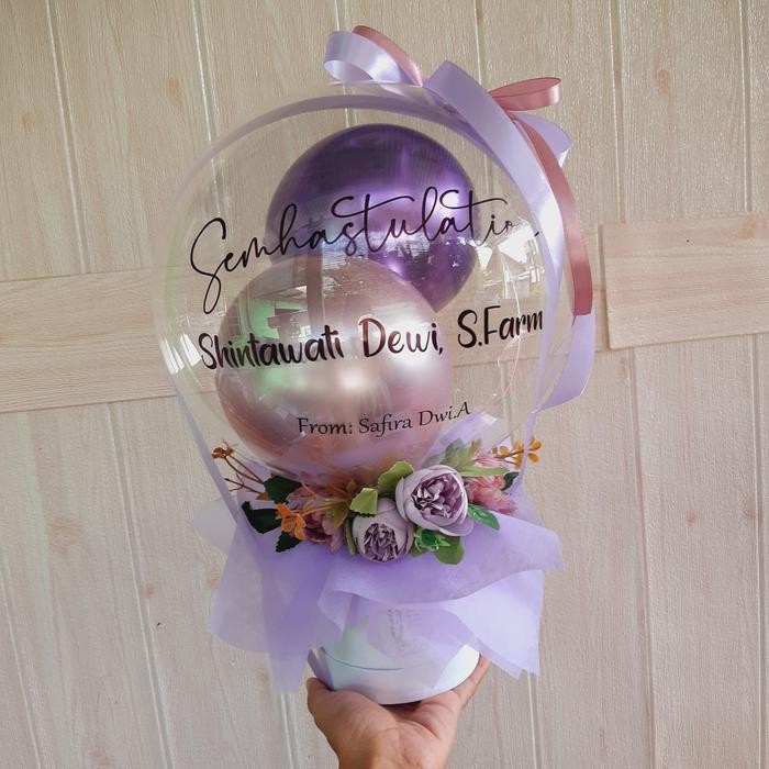 PREMIUM Buket balon mini cherly/buket balon semarang/uly craft