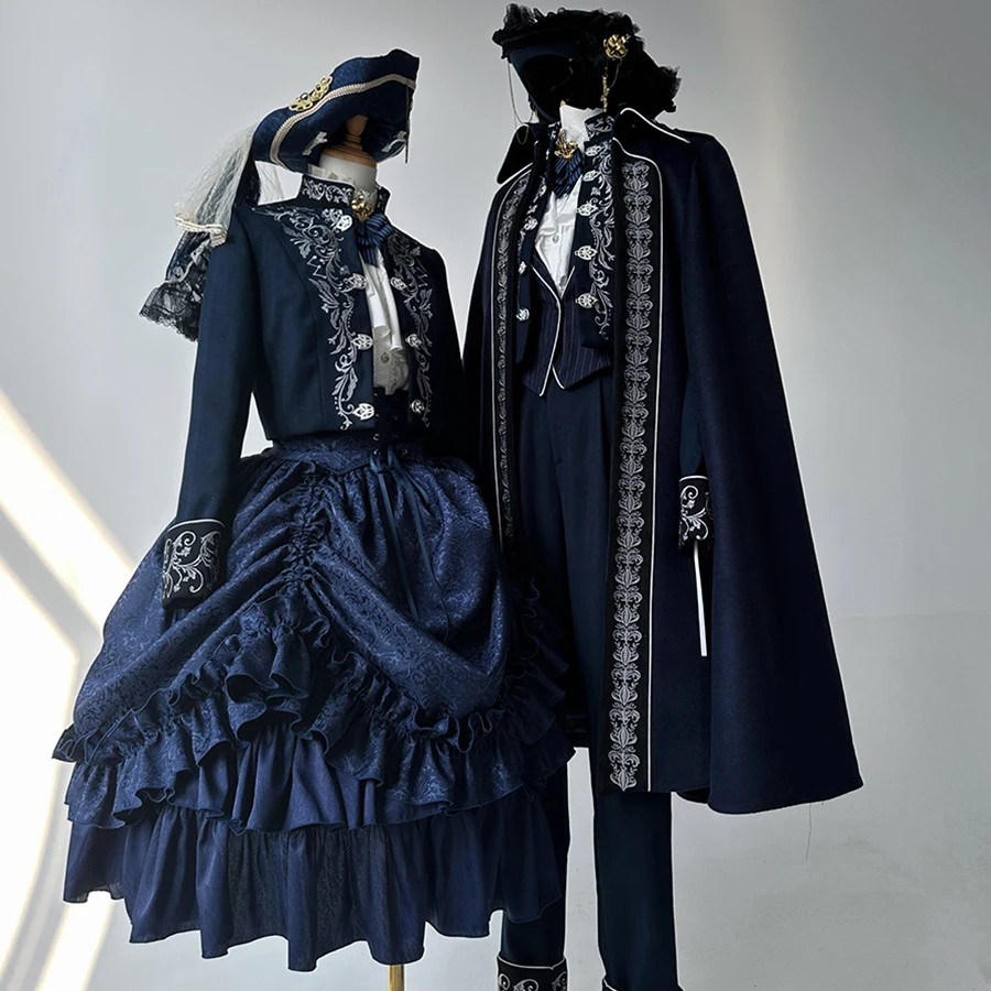 Nautical Age~Ouji Lolita Embroidery Set Court Style Skirt And Pants By Zjstory