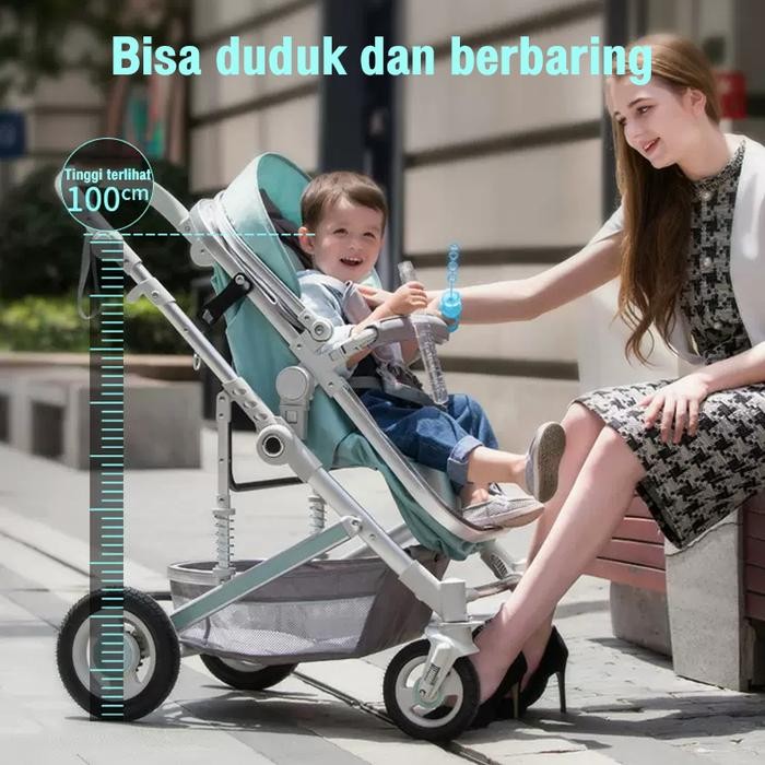 Stroller baby lipat Kereta Dorong Bayi 2 Arah Bisa Duduk/Rebah/Tidur 0-6 Tahun