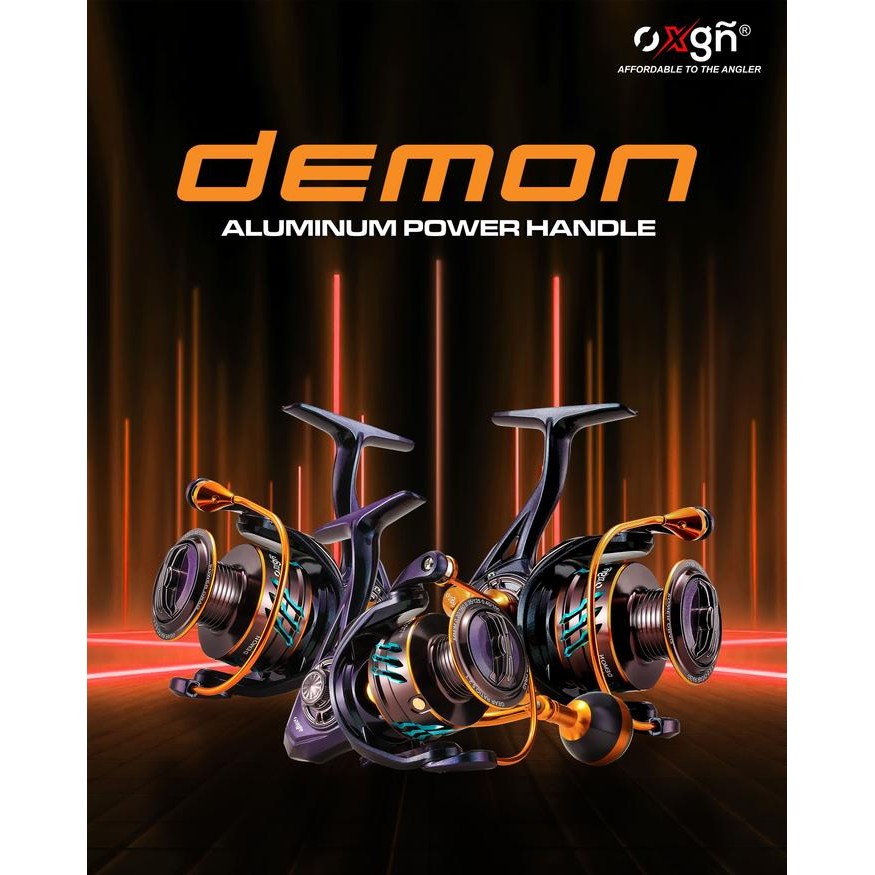 Reel Pancing Sw Oxgn Demon Gen 4.0 12+1 Bb 1000-6000 Power Handle Saltwater