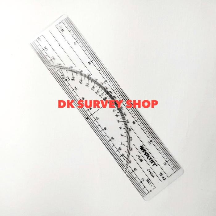 

Bricks - Penggaris Protactor W 43 Metric Ruler Westcott Metric Protractor W-43