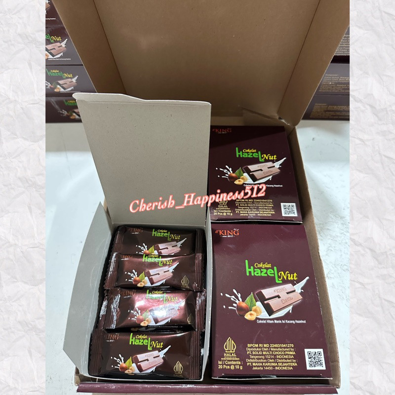 

Andrianbijaksana 1 Pack Isi 20 Pcs DKing Bonibol Bisco, Cashew, Hazelnut, Kurma, Peanut, Infinity