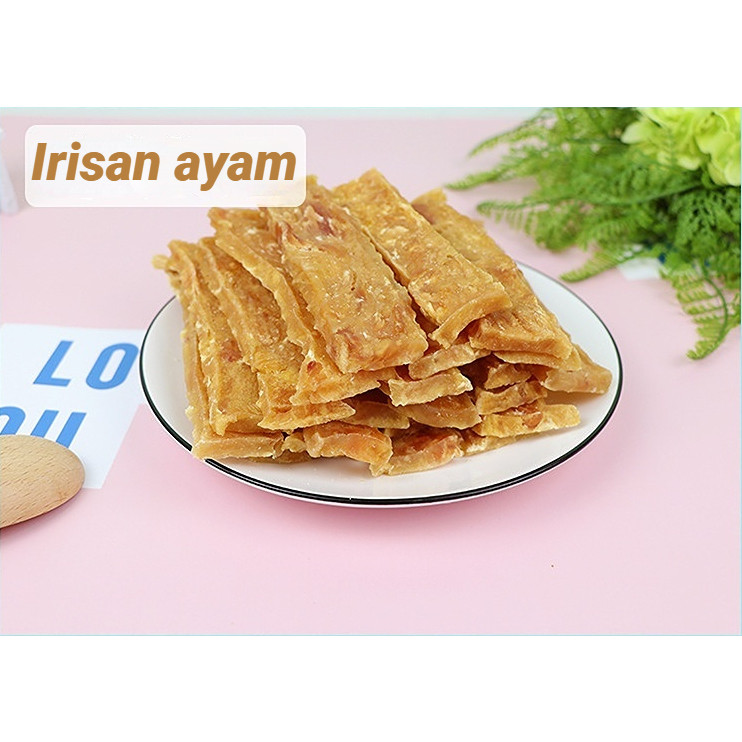

Andrianbijaksana Cemilan Sehat Dari Daging Segar / Sosis Cemilan / Dental Stick Chicken Beef 100Gr