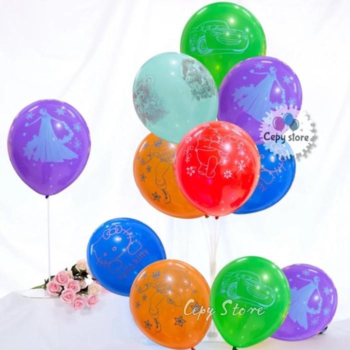 PREMIUM Balon Latex / Balon Latex Aneka Karakter Isi 100 Pcs