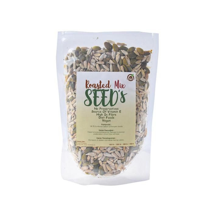 

Roasted Mix Sunflower Pumpkin Seeds ( Cemilan Biji Campur Panggang ) 1 Kg