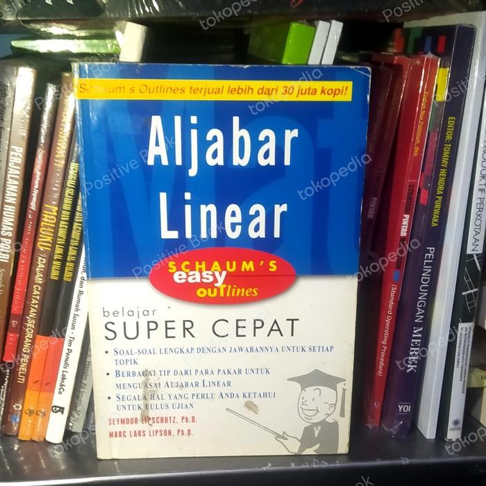 

TERLARIS ALJABAR LINEAR SCHAUM SOAL DAN JAWABAN ORIGINAL READY