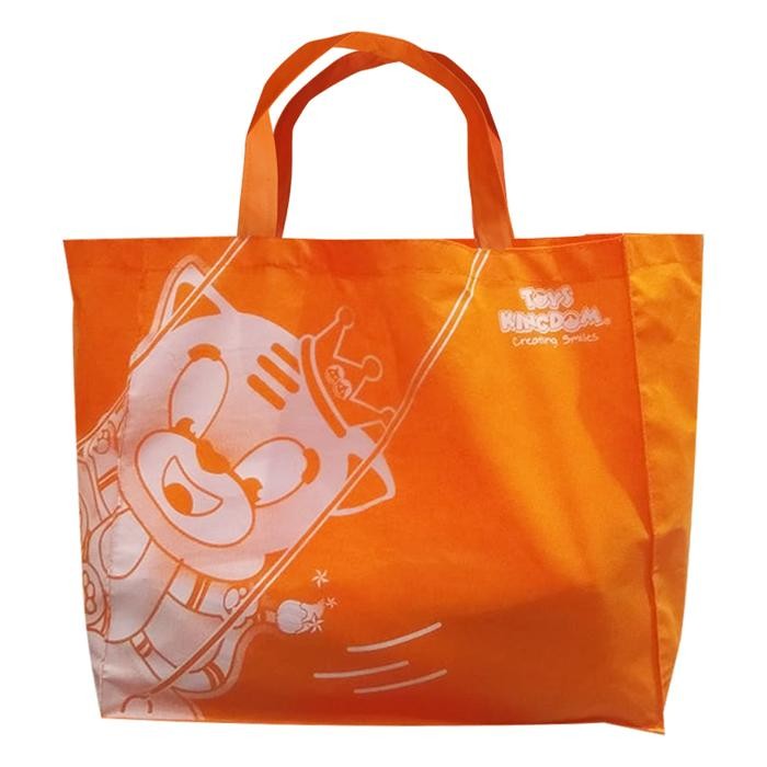 PREMIUM Kiddy Star Tas Belanja Shopping Bag Orange