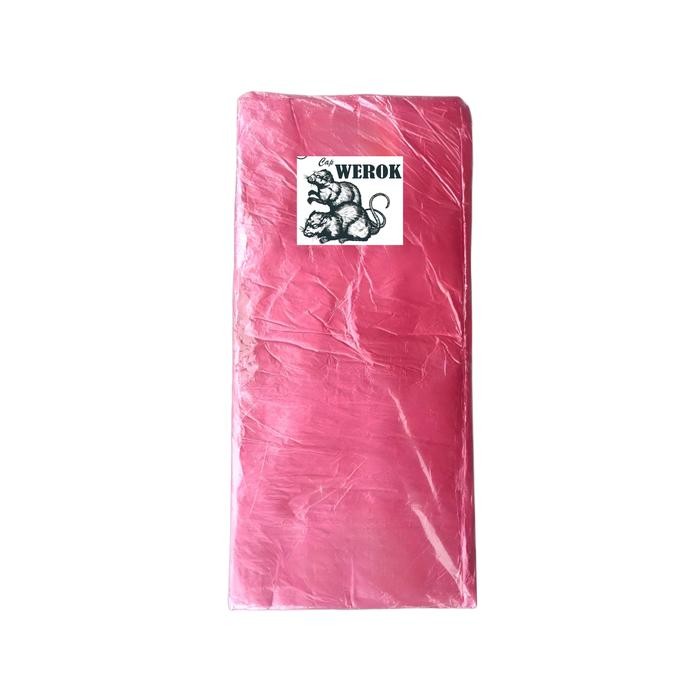 PREMIUM Plastik Balon Alaska Panjang 60 meter - Warna Putih Hitam Merah Hijau Biru Ungu Cap WEROK