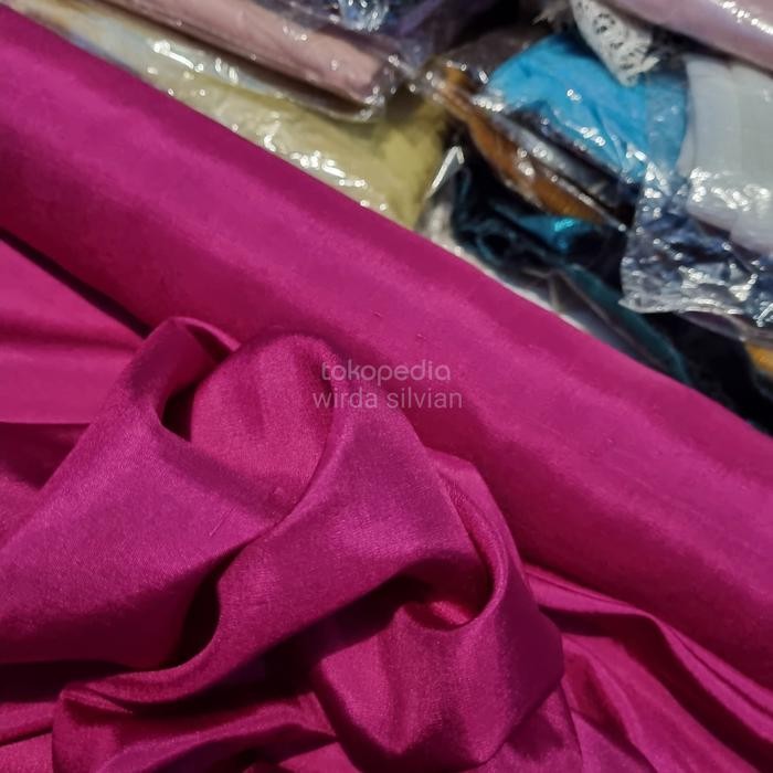 Kain Sutra Asli 100% Pure Silk Bahan Gaun DressThai silk