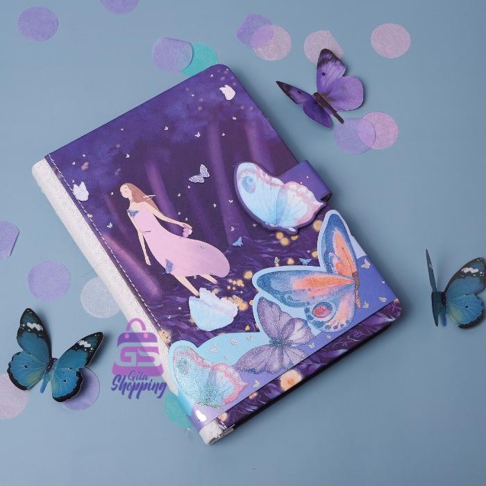 

Magnetic Notebook Diary Butterfly / Jurnal Agenda Buku Tulis - 1360 #Gratisongkir
