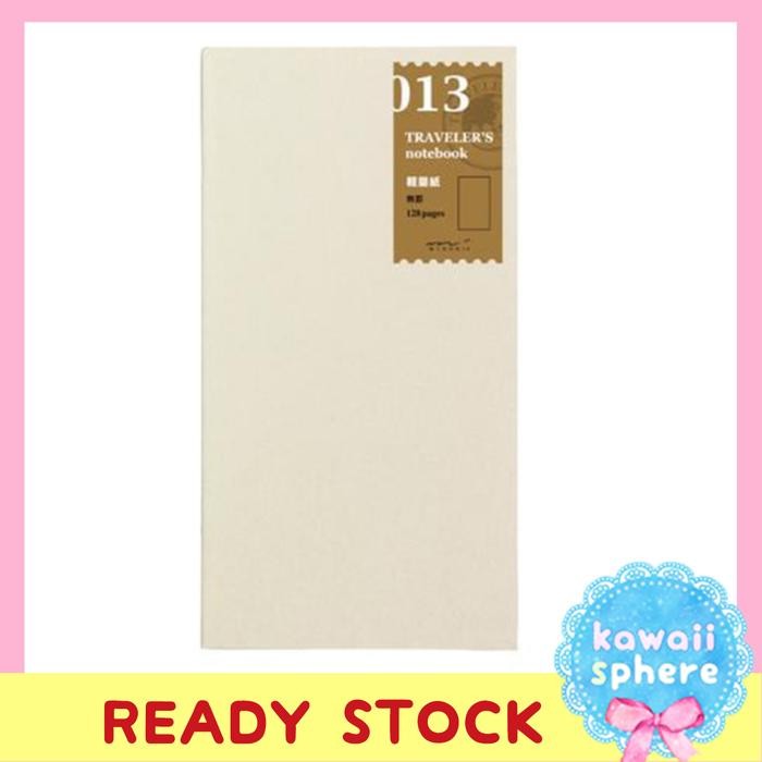 

Midori Traveler'S Notebook Refill 013 Lightweight Paper Regular Size #Gratisongkir