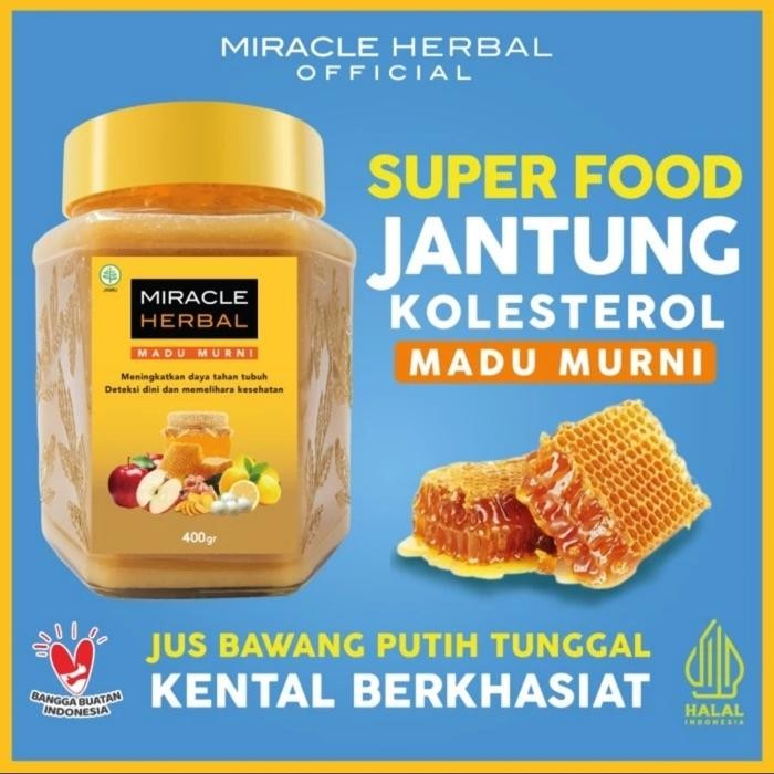 

MIRACLE HERBAL 400 ML MADU MURNI