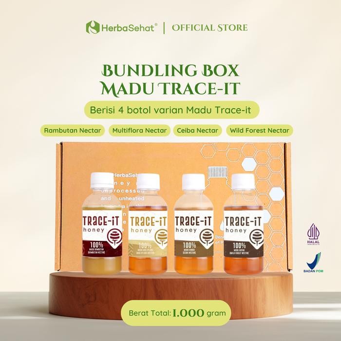 

Madu Premium HerbaSehat - 1 Box isi 4 Varian Rasa