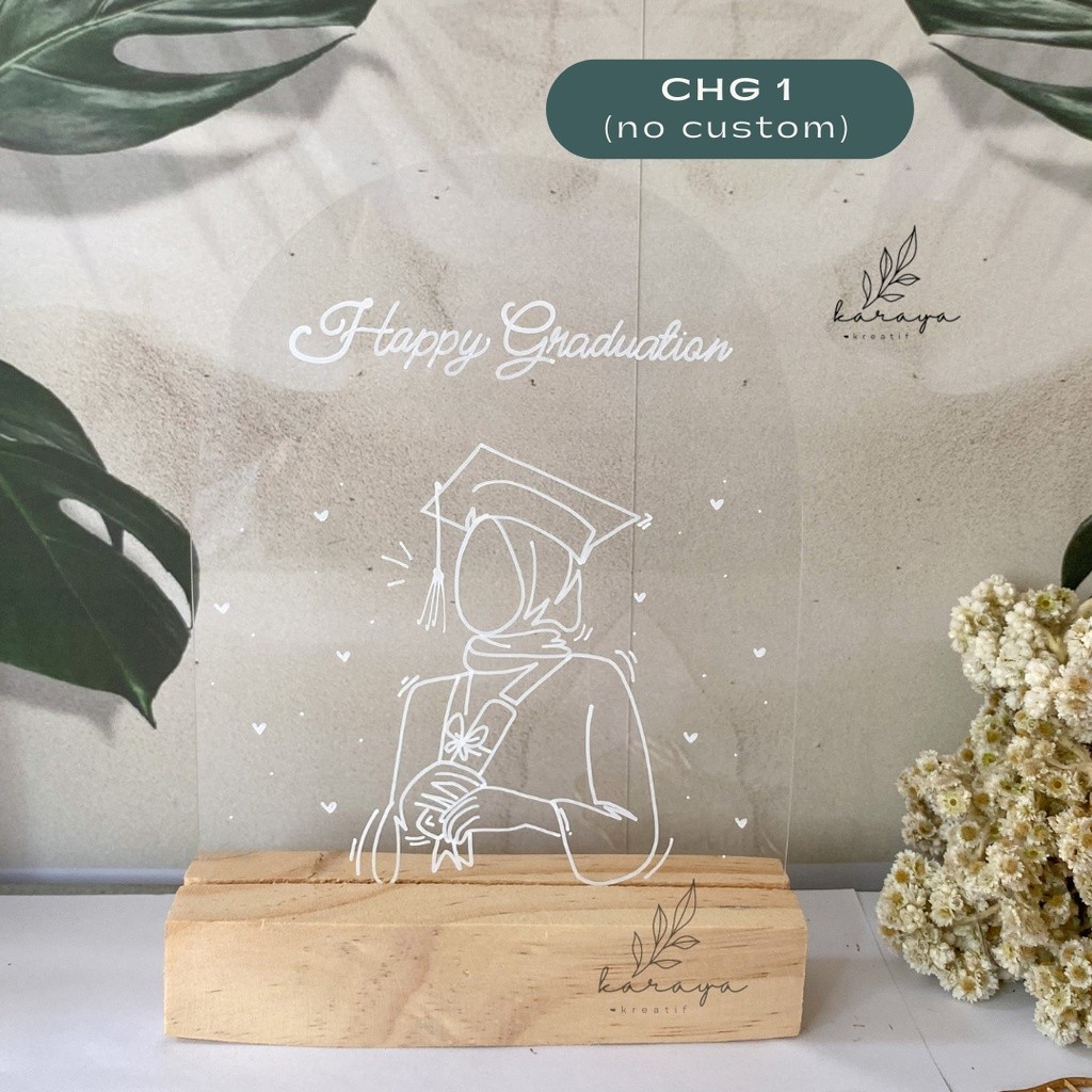 

FLASH SALE [COD] [NON CUSTOM] GIFT AKRILIK SKETSA FOTO HANDWRITING PLAKAT WISUDA KADO WISUDA KADO