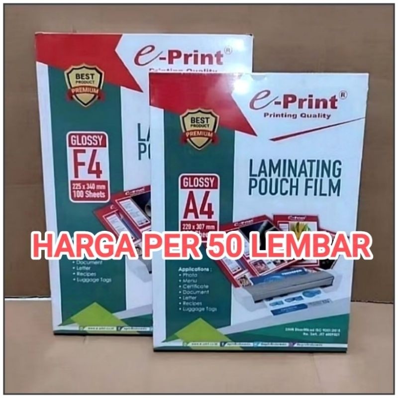 

50 Lembar Plati Lanating A4F4 Eprint Ualita Terpercaya Paing Aman