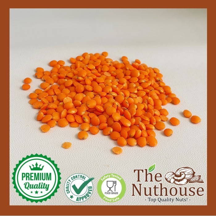 

TERLARIS !!! 1KG LENTIL MERAH / RED WHOLE LENTIL [MASOOR DHAL]