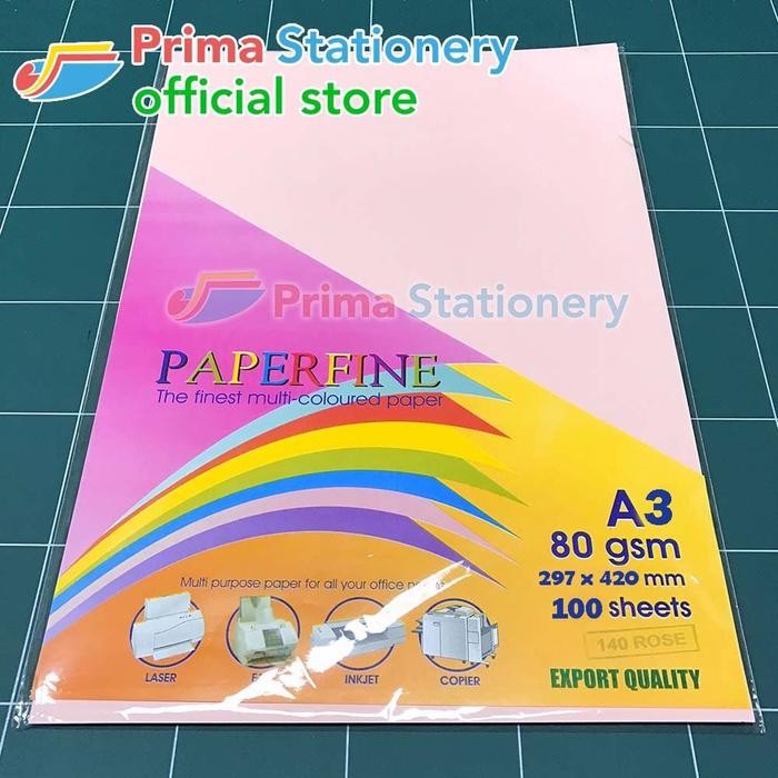 

Atk Creations - Kertas Hvs A3 Paperfine Isi 100 Lbr Warna Muda