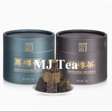 

Baishaxi Hunan Anhua black brick tea - flower brick tea 75g