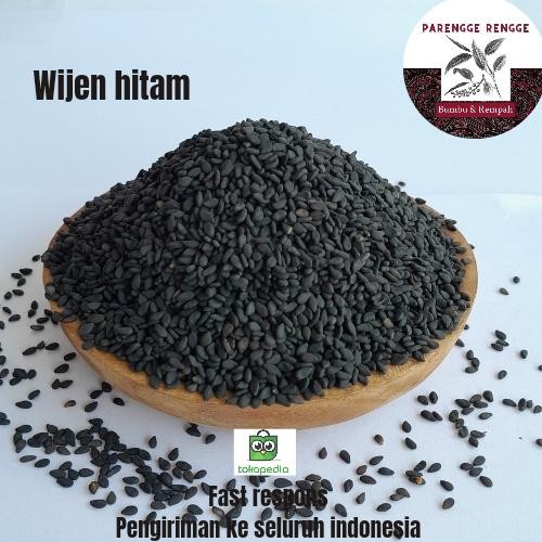 

Wijen Hitam - 1kg / Black Sesame Seed / Biji Wijen Hitam