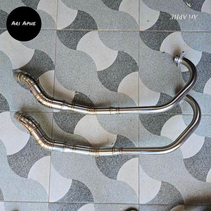 header leher knalpot R9 original CBR 150 CBU FI thailand kondisi new