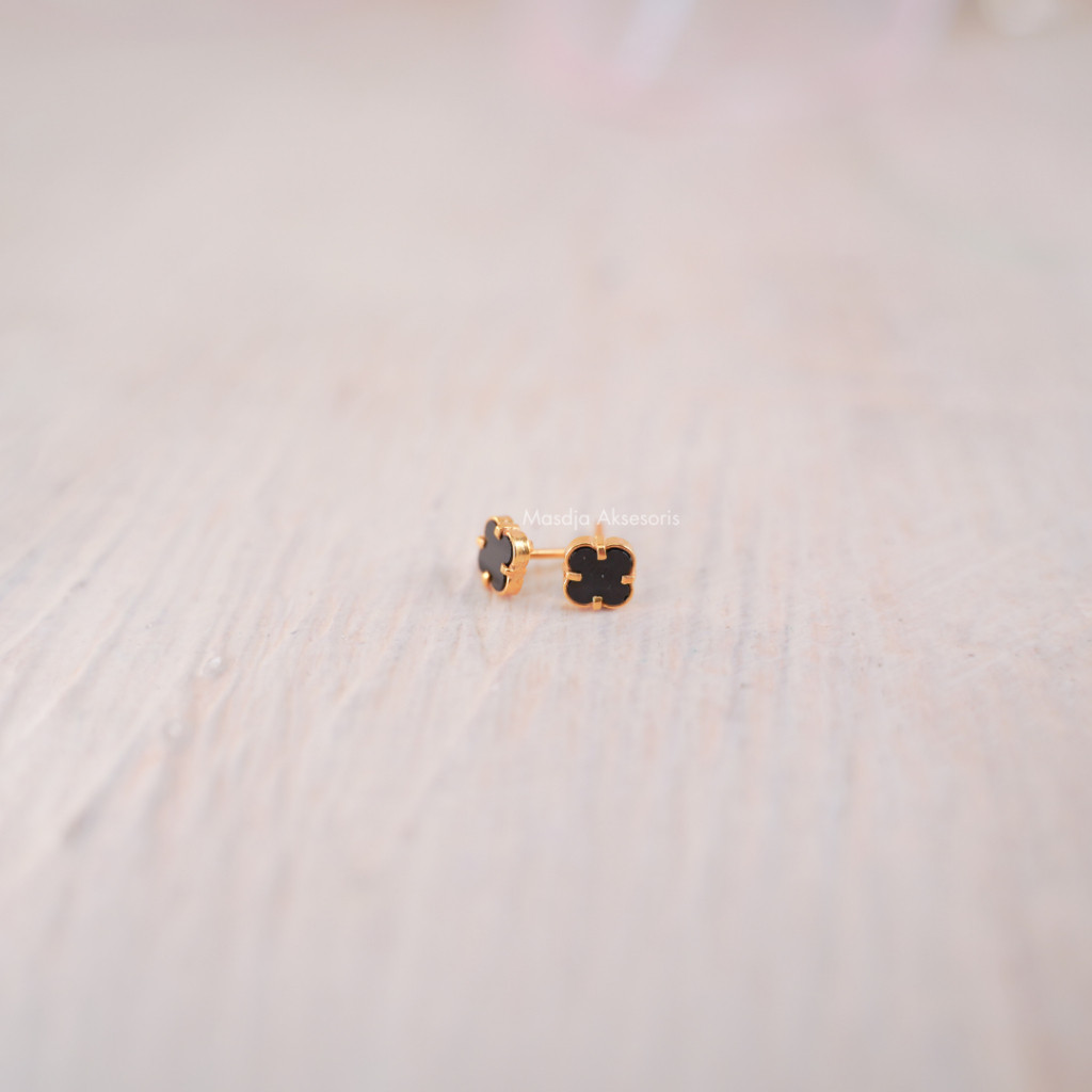 Masdja Giwang/Anting Tusuk Dewasa Emas Muda Simpel dan Mewah Dapat Nota Emas