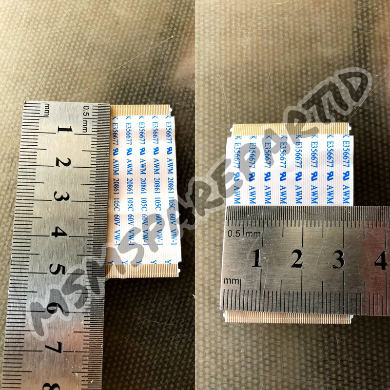 2PCS KABEL PFC TCON 60PIN CABLE LVDS FLEKSIBLE DARI TCON KE LCD 60 PIN ORIGINAL