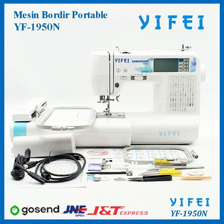 Mesin Jahit & Bordir Portable YIFEI YF-1950N
