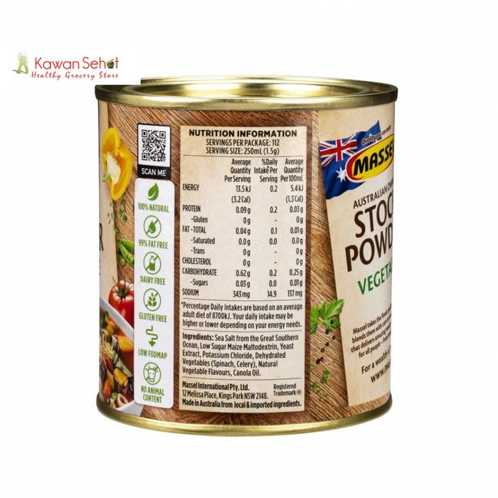 

Barang Terlaris Massel Premium Stock Powder Vegetable Kaldu Sayur 168gr Ready