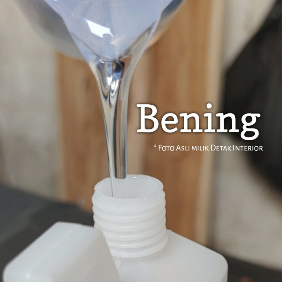 Paket Resin Bening Katalis Talk Powder Penambal Nat Marmer Granit