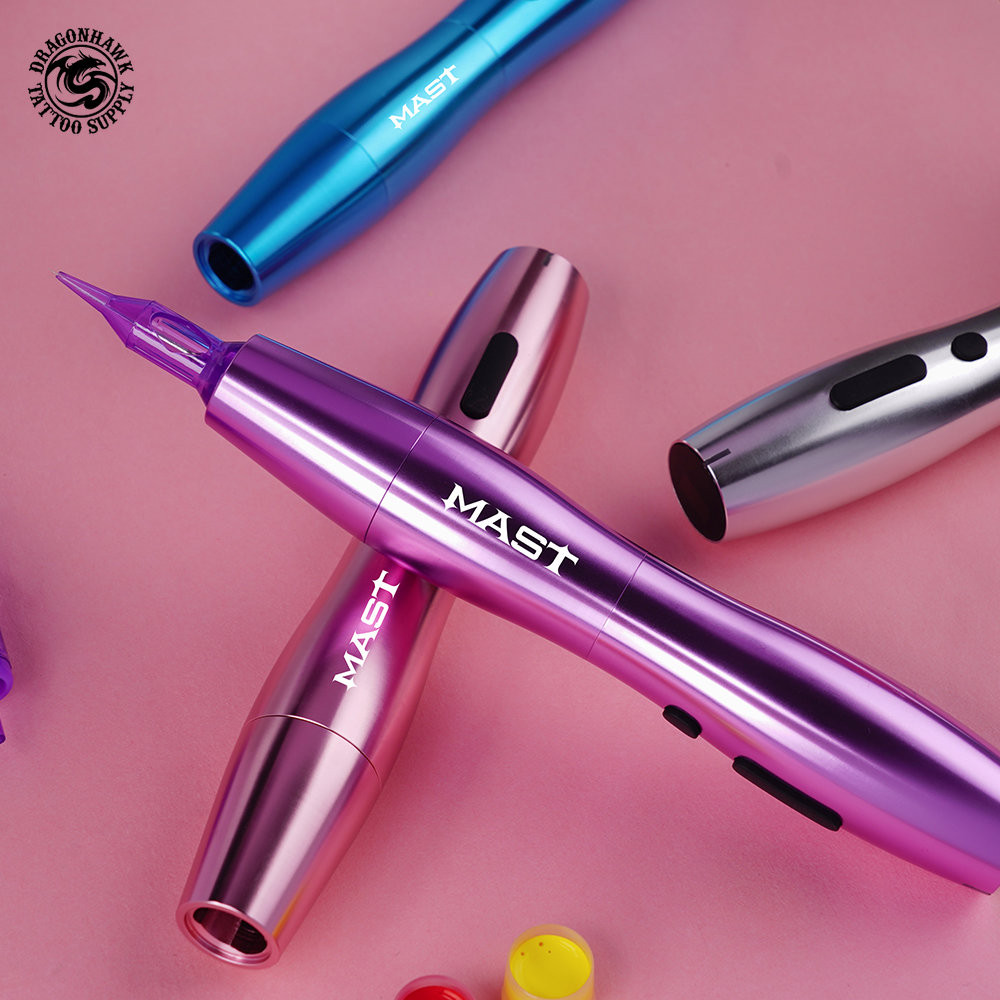 Dragonhawk P20 Rotary Tattoo Machine Mast Tattoo 2.5mm Stroke Wireless Permanent Makeup Machine Pen 