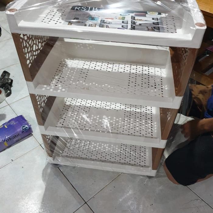 rak plastik serba guna susun 4 kecil - RSTK 4